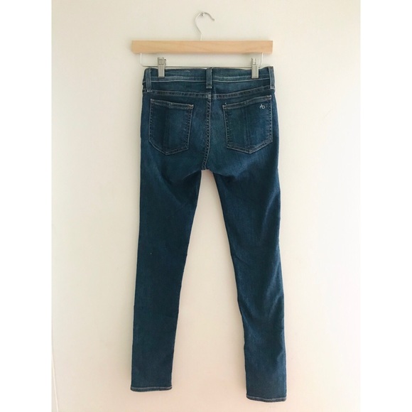 Rag & Bone Mid Rise Skinny Jeans Rae size 25 - Picture 3 of 15